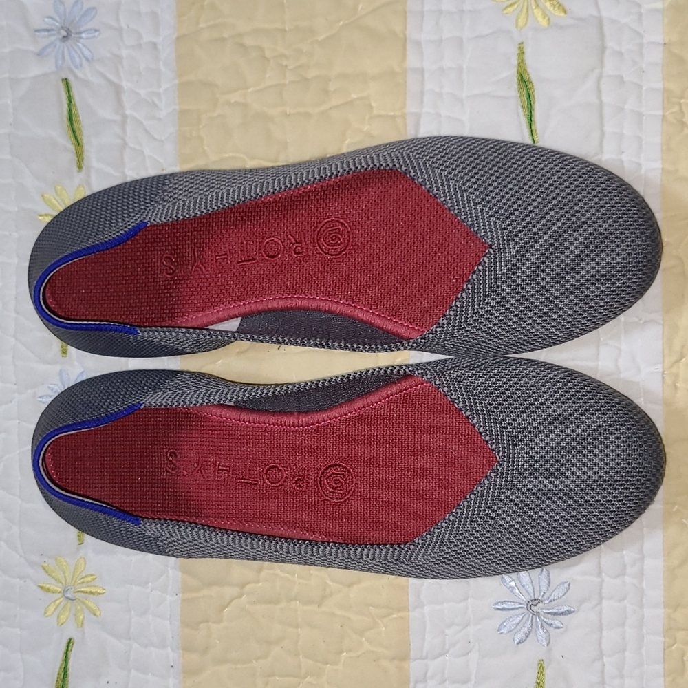 ROTHYS The Loafer Gray Color Size 7.5
